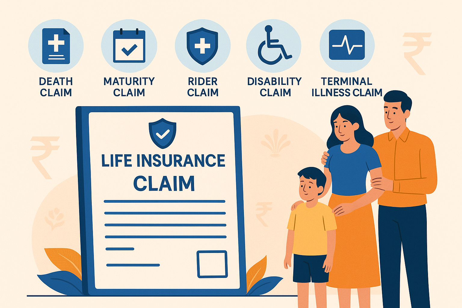 Types of claims in Life Insurance